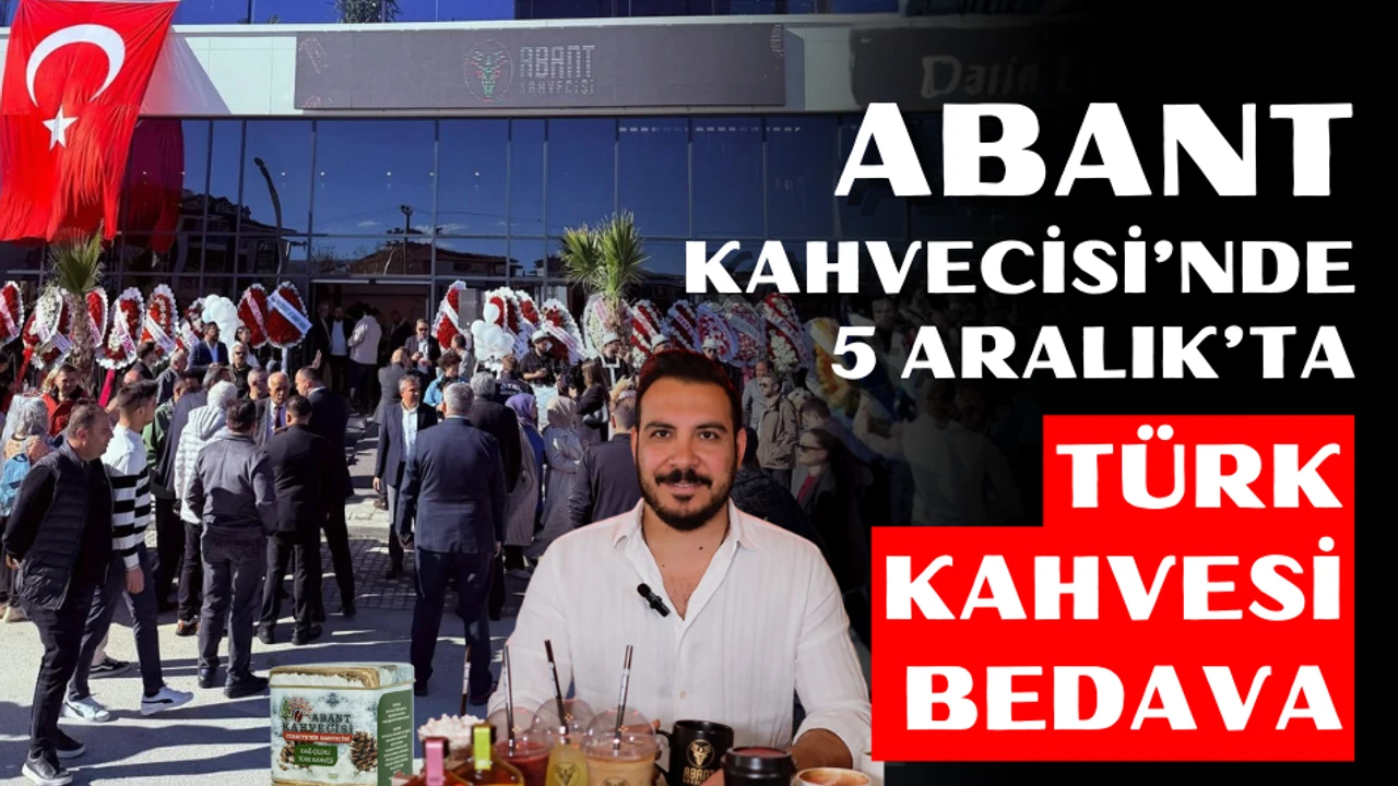 Abant Kahvecisinde 5 Aralıkta Türk Kahvesi